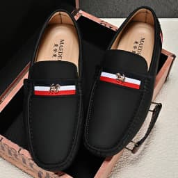 MAEDEF 2024 New Leather Casual Shoes Fashion Spring Loafer High Quality Men Loafers Non Slip for Man Comfortable Driving Shoes