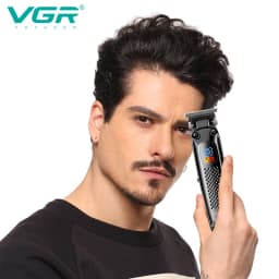 Original VGR Cordless Professional Hair Trimmer For Men Beard Trimmer USB Electric Hair Clipper Edge Razor Hair Cutter Machine