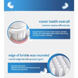 Oral B EB60 Sensi Ultrathin Electric Toothbrush Heads Soft Superfine Bristles Gentle Cleaning Sensitive Gum Protect Gum Bleeding