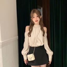 Spring Sweet Blouses For Women O-neck Long Sleeve Off Shoulder Tops Temperament Fashion Female Shirts Korean Ladies Clothes