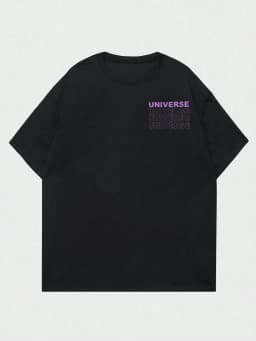 The Secret Of The Big Bang In The Universe Men T Shirts Summer Cotton T-Shirts Breathable Loose Clothes Hip Hop Street Tees