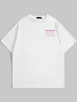 The Secret Of The Big Bang In The Universe Men T Shirts Summer Cotton T-Shirts Breathable Loose Clothes Hip Hop Street Tees