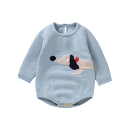 Cute Preppy design Skin-friendly Long Sleeve Baby Boys & Girls Summer Bodysuit Jumpsuit Breathable Newborn Infant Rompers