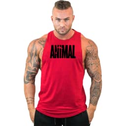 Animal Fitness Clothing Bodybuilding Shirt Men Top for Fitness Sleeveless Sweatshirt Gym T-shirts Skull Man Men's Vest Stringer