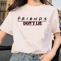 Friends Tv Show T Shirt Women Graphic Best Friends Harajuku T-shirt Unisex Fashion Manga Y2k Tshirt kawaii Vintage Tops Female