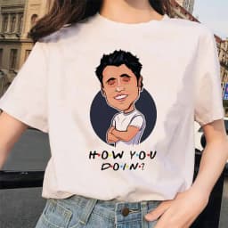 Friends Tv Show T Shirt Women Graphic Best Friends Harajuku T-shirt Unisex Fashion Manga Y2k Tshirt kawaii Vintage Tops Female