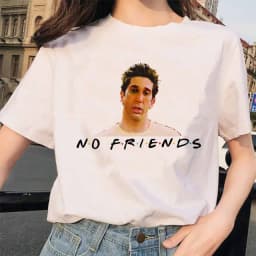 Friends Tv Show T Shirt Women Graphic Best Friends Harajuku T-shirt Unisex Fashion Manga Y2k Tshirt kawaii Vintage Tops Female