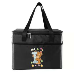 Cooler Bag Lunch Bags Waterproof Oxford Portable Zipper Thermal Bento Bags Printing Bear Series Insulated Camping Picnic Bag