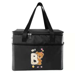 Cooler Bag Lunch Bags Waterproof Oxford Portable Zipper Thermal Bento Bags Printing Bear Series Insulated Camping Picnic Bag