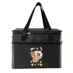 Cooler Bag Lunch Bags Waterproof Oxford Portable Zipper Thermal Bento Bags Printing Bear Series Insulated Camping Picnic Bag