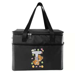 Cooler Bag Lunch Bags Waterproof Oxford Portable Zipper Thermal Bento Bags Printing Bear Series Insulated Camping Picnic Bag