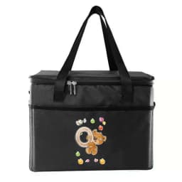 Cooler Bag Lunch Bags Waterproof Oxford Portable Zipper Thermal Bento Bags Printing Bear Series Insulated Camping Picnic Bag