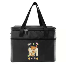 Cooler Bag Lunch Bags Waterproof Oxford Portable Zipper Thermal Bento Bags Printing Bear Series Insulated Camping Picnic Bag