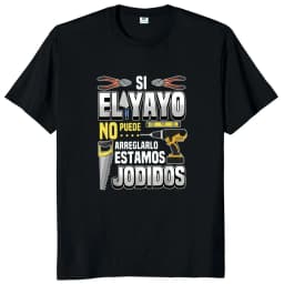 If Dad Can't Fix It We're Screwed T Shirt Retro Spanish Father Papa Gift Men Clothing Unisex Cotton Casual EU Size T-shirt