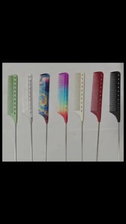 Pointed Comb Hair Salon Hairdresser Comb Hairstylist Steel Needle Pointed Tail Combs Barber Shop Professional Styling Hairbrush