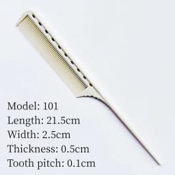 Pointed Comb Hair Salon Hairdresser Comb Hairstylist Steel Needle Pointed Tail Combs Barber Shop Professional Styling Hairbrush