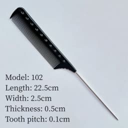 Pointed Comb Hair Salon Hairdresser Comb Hairstylist Steel Needle Pointed Tail Combs Barber Shop Professional Styling Hairbrush
