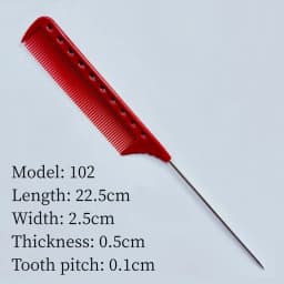 Pointed Comb Hair Salon Hairdresser Comb Hairstylist Steel Needle Pointed Tail Combs Barber Shop Professional Styling Hairbrush