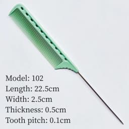 Pointed Comb Hair Salon Hairdresser Comb Hairstylist Steel Needle Pointed Tail Combs Barber Shop Professional Styling Hairbrush