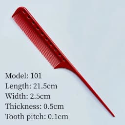 Pointed Comb Hair Salon Hairdresser Comb Hairstylist Steel Needle Pointed Tail Combs Barber Shop Professional Styling Hairbrush