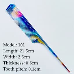 Pointed Comb Hair Salon Hairdresser Comb Hairstylist Steel Needle Pointed Tail Combs Barber Shop Professional Styling Hairbrush