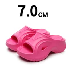 Thick Sole Wedge Slippers for Women Summer 2024 Orthopedic Chunky Platform Sandals Woman Fashion Eva Flip Flops Outdoor Slides