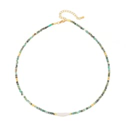 Pearl Natural Stone Beads Chain Stainless Steel Luxury Necklace Exquisite Fashion Handmade Charm Jewelry Women