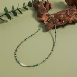 Pearl Natural Stone Beads Chain Stainless Steel Luxury Necklace Exquisite Fashion Handmade Charm Jewelry Women