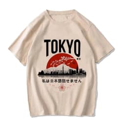 Women Men Gothic Mange Tshirt Tokyo Y2k T-shirt 2000s Funny Graphic Tee Shirt Hip Hop Streetwear Korean Style Clothes Tops Femme