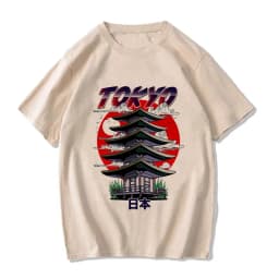 Women Men Gothic Mange Tshirt Tokyo Y2k T-shirt 2000s Funny Graphic Tee Shirt Hip Hop Streetwear Korean Style Clothes Tops Femme