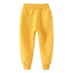 Jumping Meters 2-7T Yellow Children's Trousers Pants Plain Hot Selling Boys Girls Sweatpants Kids Sweatpants