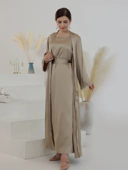 Latest diamond beading Kimono Muslim Robe abaya syari female full length Tassel Muslim abaya Worship Service abayas Sets wy1673