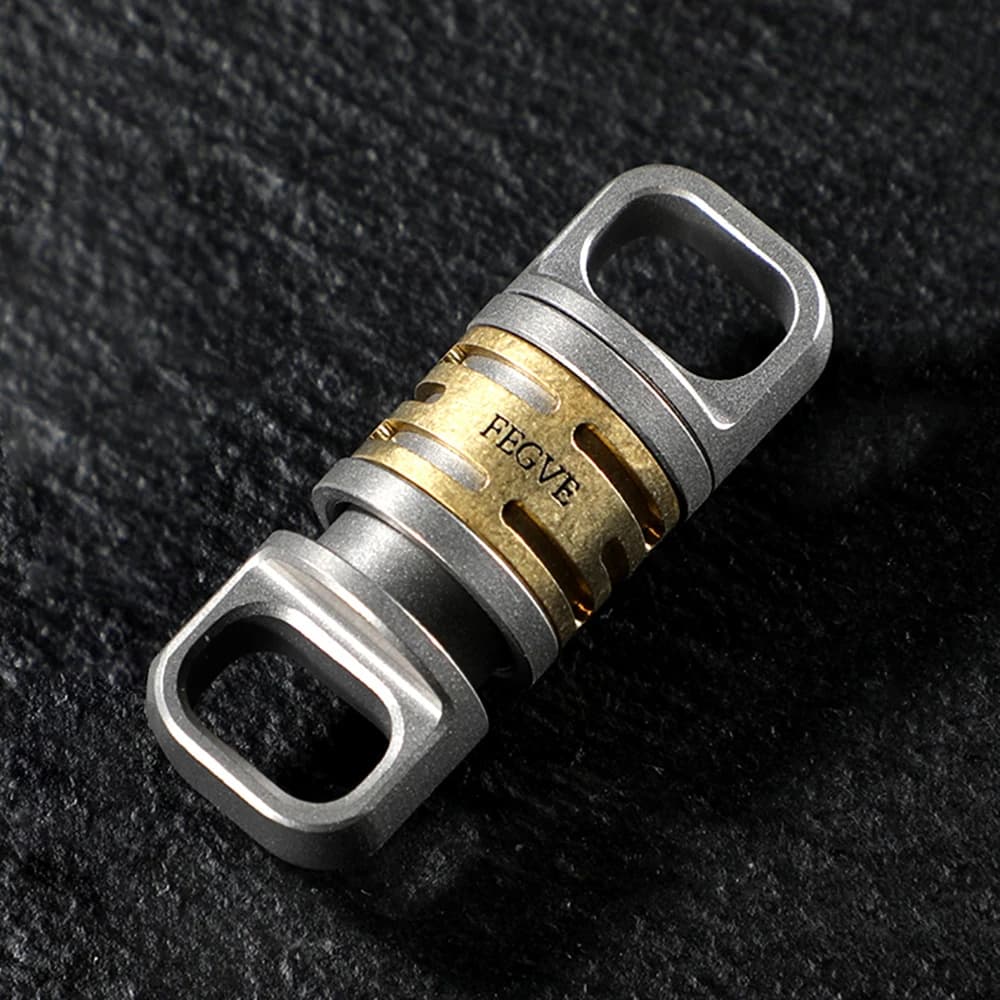Quickdraw Keychain Luxury Titanium Spin Connection for Car Key Ring Holder Men EDC Buckle Unpacking Tool Father's Day Male Gift