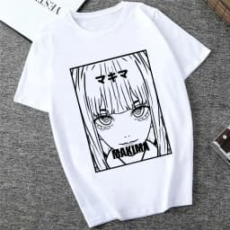 Japanese Anime Denji Tshirt Unisex Chainsaw women T Shirt Women Funny Cartoon Pochita Makima T-shirt Graphic Tees Tops Female 90