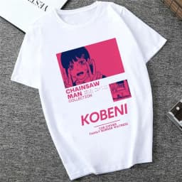 Japanese Anime Denji Tshirt Unisex Chainsaw women T Shirt Women Funny Cartoon Pochita Makima T-shirt Graphic Tees Tops Female 90