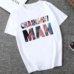 Japanese Anime Denji Tshirt Unisex Chainsaw women T Shirt Women Funny Cartoon Pochita Makima T-shirt Graphic Tees Tops Female 90