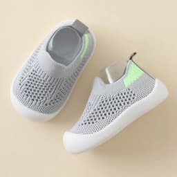 Baby Boys and Girls Mesh Breathable Toddler Shoes, Wear-resistant Non Slip Comfortable Slip on Sneakers