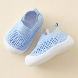 Baby Boys and Girls Mesh Breathable Toddler Shoes, Wear-resistant Non Slip Comfortable Slip on Sneakers