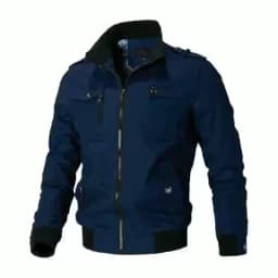 Bomber Jacket Men Fashion Casual Windbreaker Jacket Coat Men 2026 Spring Autumn New Hot Outwear Solid Stand Slim Jacket Mens