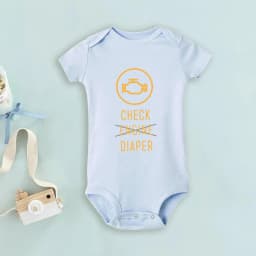 Funny Poopy Diaper Baby Romper Check Engine Baby Bodysuit Cute Mechanic Infant Bodysuits Boys Girls Clothes Newbron Gift
