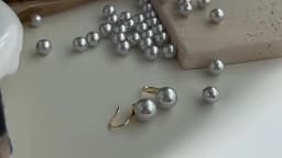 Senlissi-New Fashion Wholesale 8-12mm Gary Pearl and 925 Sterling Silver Stud 18K Earrings for Women Jewelry Gifts