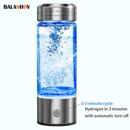 Portable Hydrogen Water Generator Alkaline Maker Rechargeable Water Ionizer Bottle Super Antioxidan Hydrogen-Rich Water Cup