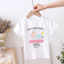 I'm Being Promoted To Big Sister/Brother 2024 T-shirt Baby Announcement T Shirt Kids Spanish Print Children Tops Summer Clothes