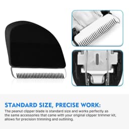 Professional Peanut Snap On Replacement Blades #2068-300 For Wahl Peanut 8685, 8655, 8663, 8685-1701 Hair Clippers/Trimmers