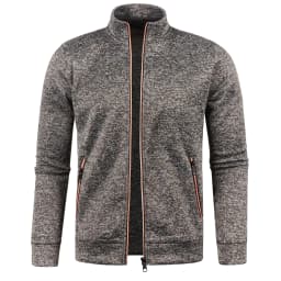 Autumn/winter Men's top Jacket Men's long zip sleeve jacket