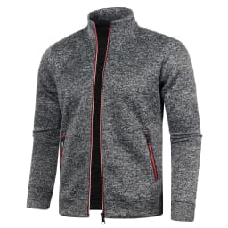 Autumn/winter Men's top Jacket Men's long zip sleeve jacket