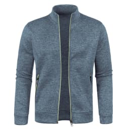 Autumn/winter Men's top Jacket Men's long zip sleeve jacket