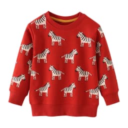 5-7T New Autumn Blue Elmo Sweatshirts Baby Boy Girls Cartoon Shirts Fashion Clothing Long Sleeve Hoody Boys Girls Tops