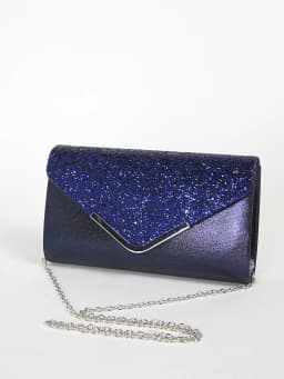 Women Evening Envelope Handbag Prom Sequin Clutch Purse Chain Shoulder Cross Body Bag For Party
