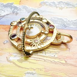 Pendant Cosmic Planetary Ring Fine Jewelry Europe 925 Sterling Silver Bohemia Lucky Amulet Gift For Woman Men